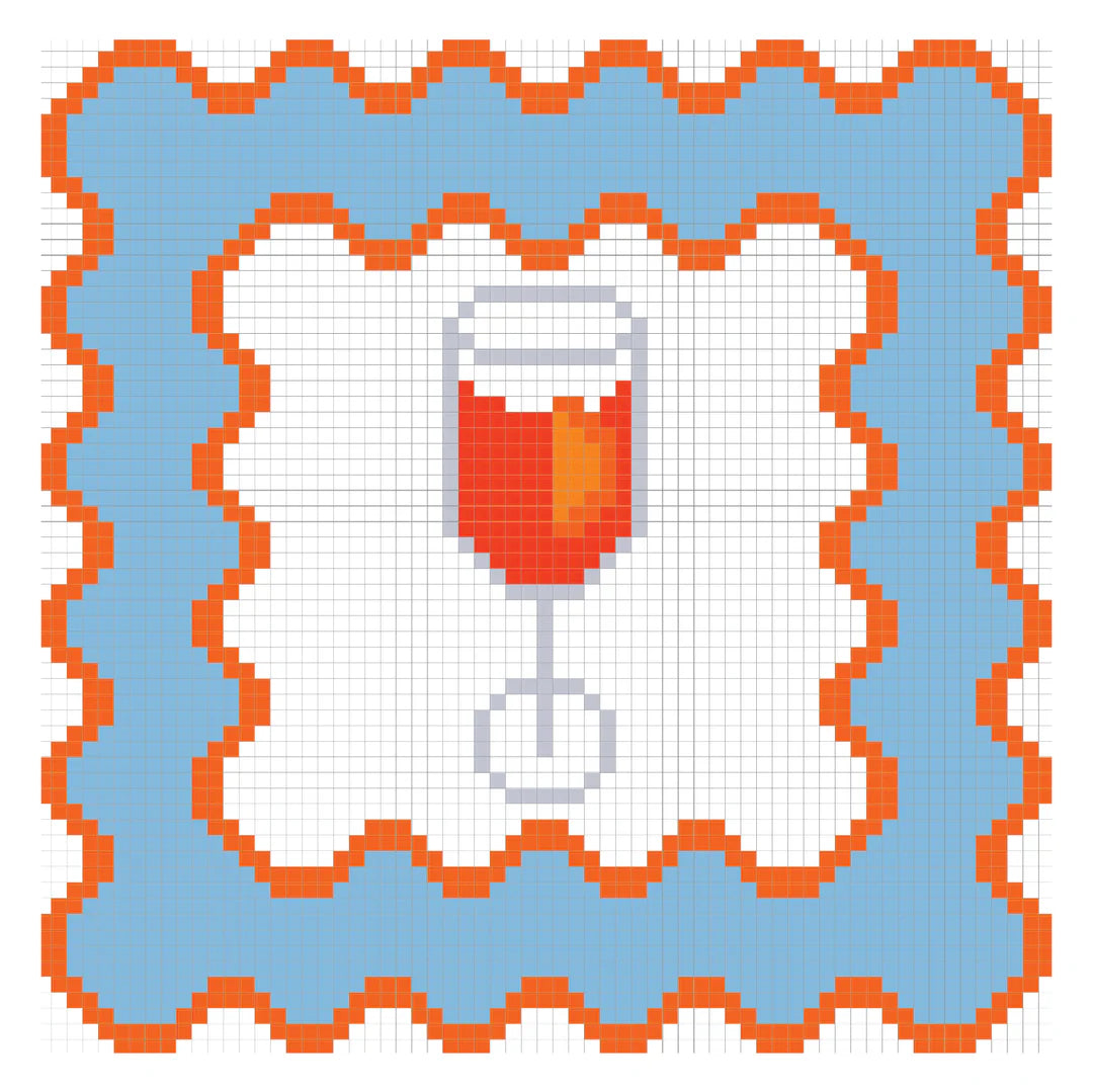 Aperol Spritz Coaster