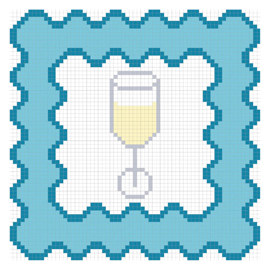 White Wine Coaster